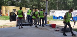 Tìm hiểu Máy mài sàn bê tông (có biến tần) . Thông số sản phẩm: Máy mài sàn bê tông K12 A6 (có biến tần) Cân nặng 380kg Nguồn điện áp 380-440V Công suất 15HP Số đĩa mài 12 Tốc độ vòng quay 0-900 rpm/min