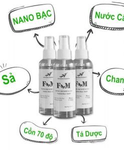 DUNG DỊCH RỬA TAY NANO BẠC F&M