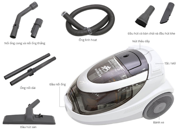 Sửa máy hút bụi gia đình hitachi