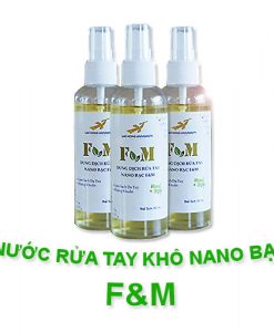 DUNG DỊCH RỬA TAY NANO BẠC F&M