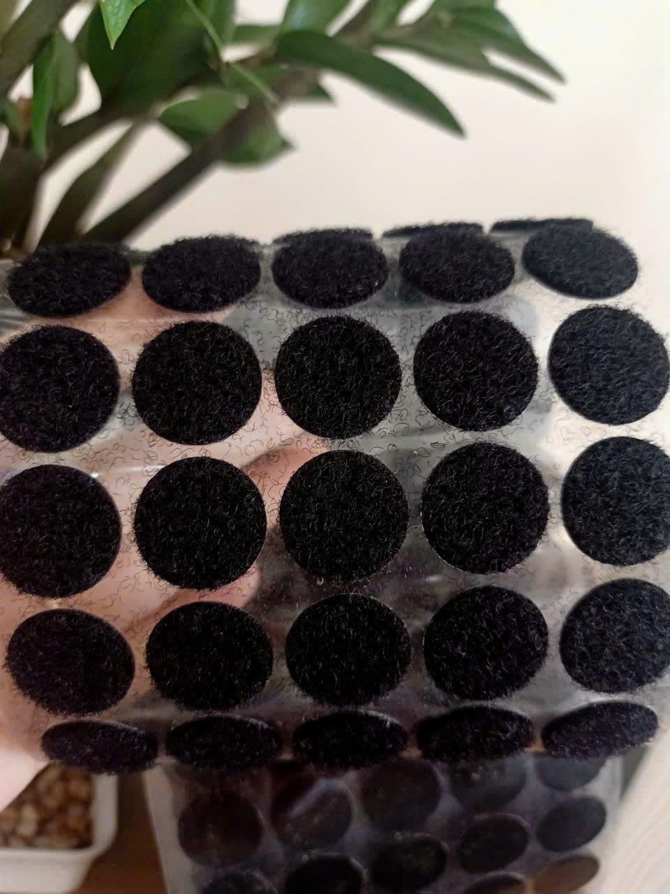 Cuộn gai dính Velcro miếng tròn keo 3M thương hiệu Baihe